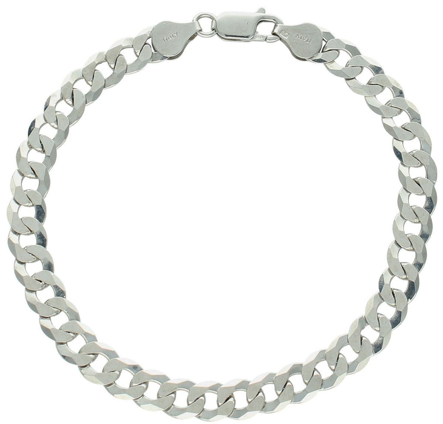 Bransoletka męska rodowana ze srebra 925, model pancerka DIA-BRA-759977R-180-925. Waga ok. 11,50 g. Klasyczny i trwały dodatek, idealny na prezent.1.jpg